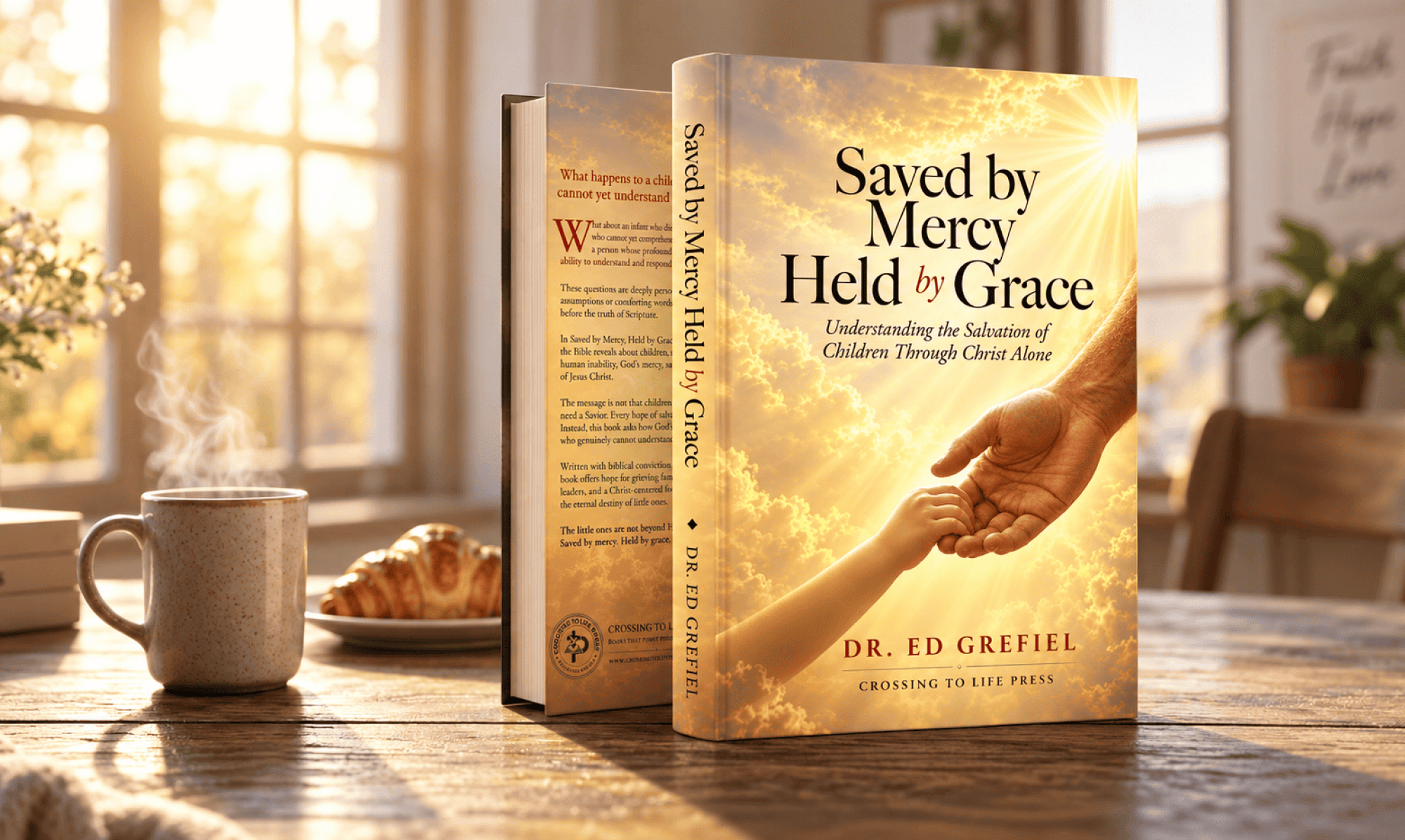 Saved by Mercy. Held by Grace by Dr. Ed Grefiel